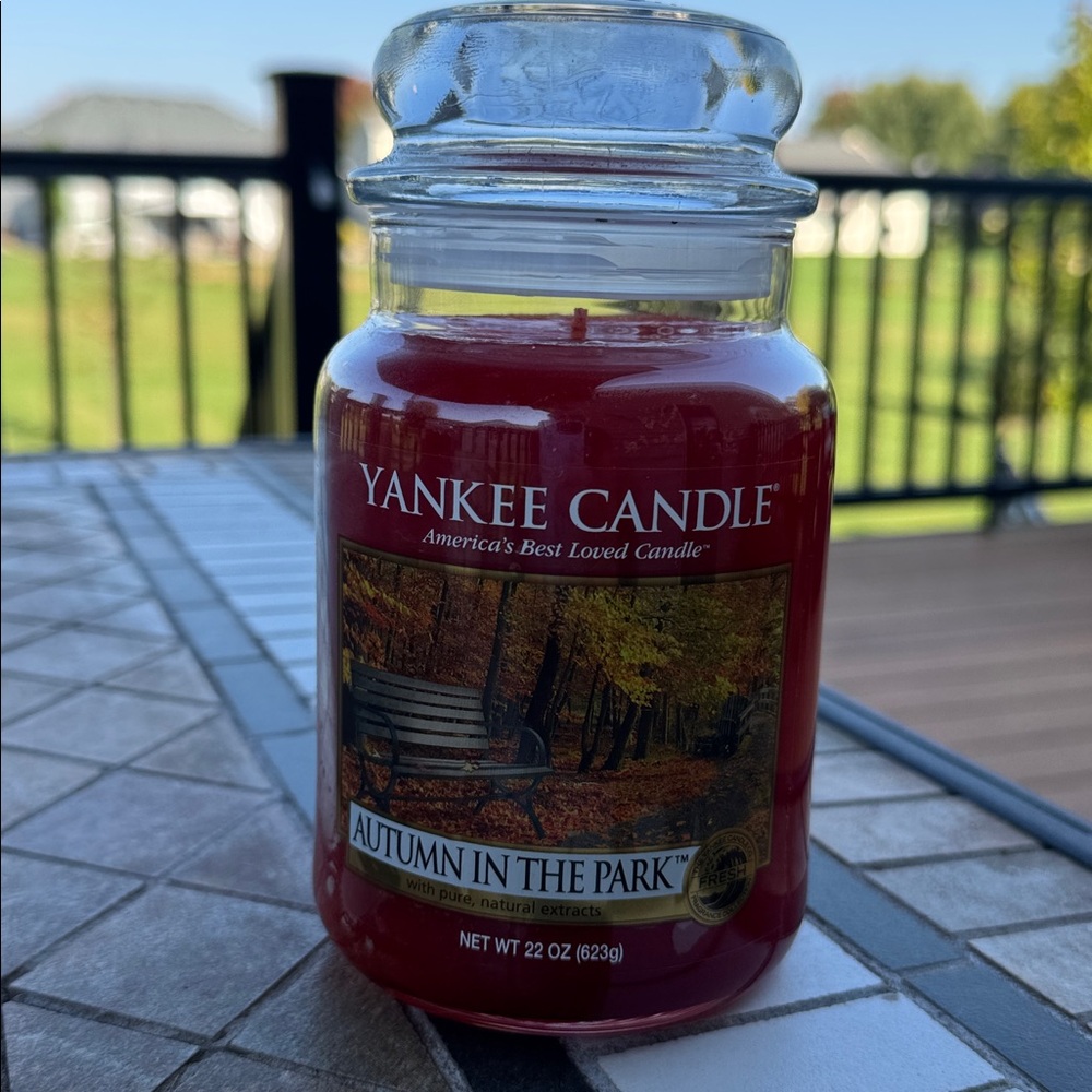 Yankee Candle Autumn in the Park Rich Red 22oz